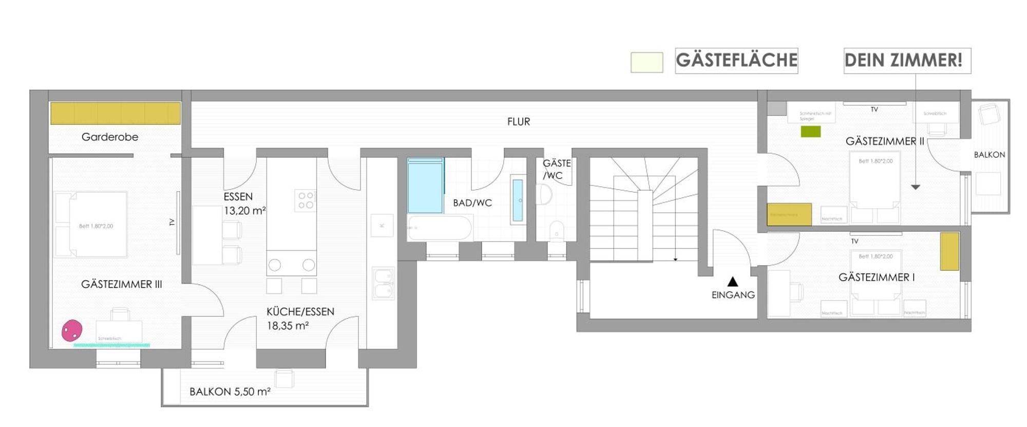 Sonniges Zimmer Mit Balkon Im Herzen Mannheims Extérieur photo